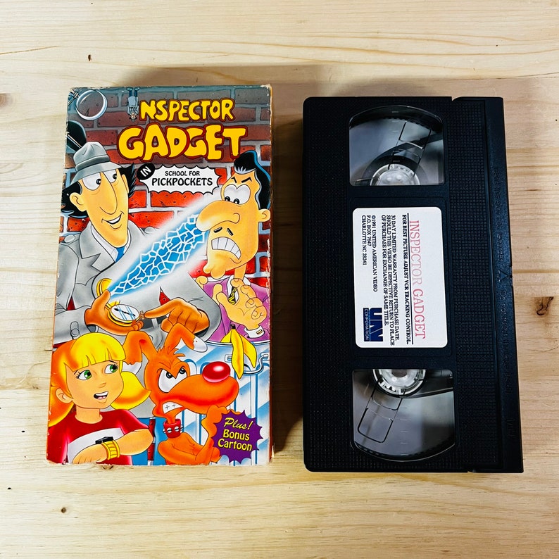 Inspector Gadget VHS Tape - Etsy