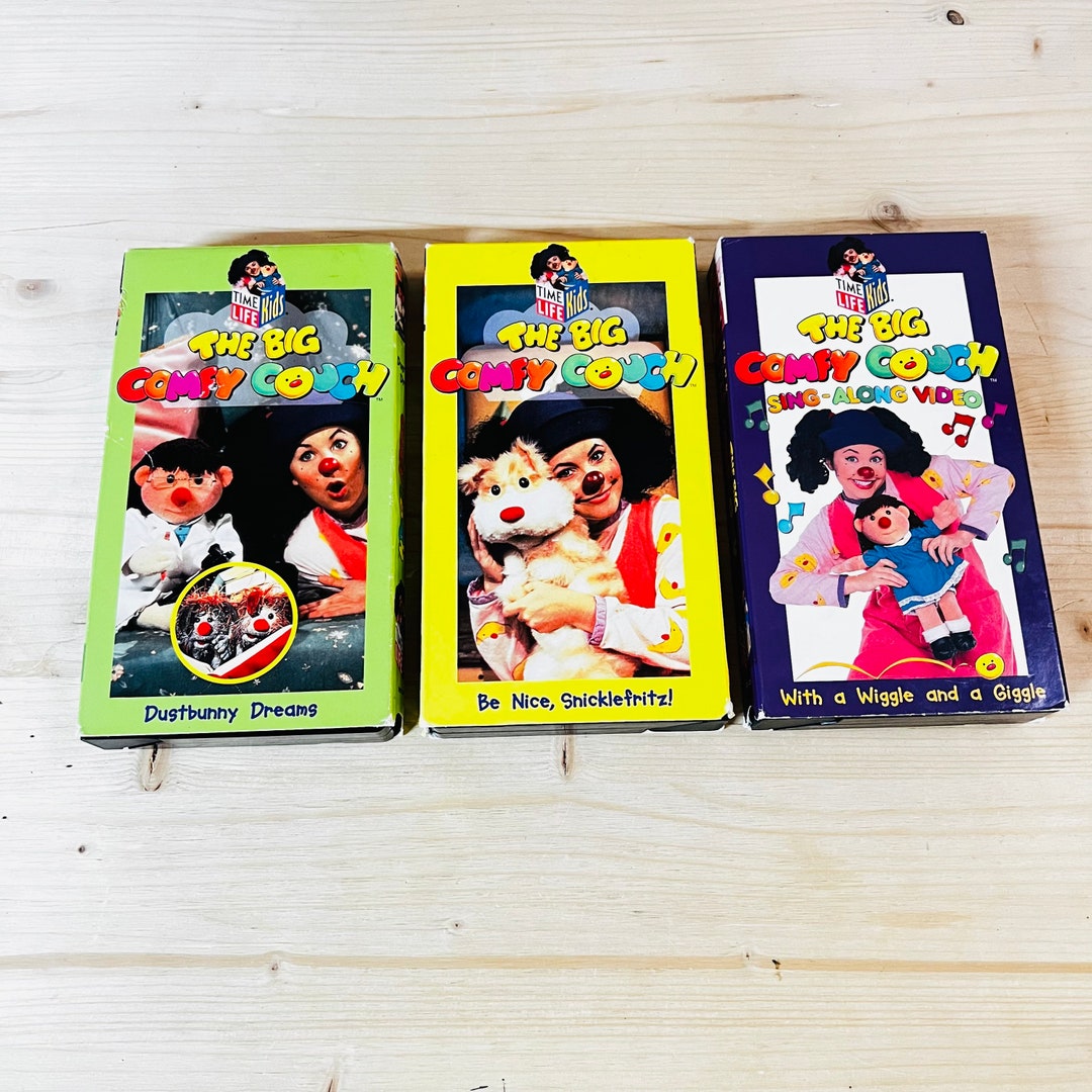 The Big Comfy Couch VHS Tapes Lot of Three Etsy
