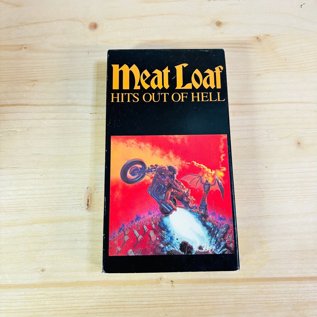 Meatloaf Hits Out of Hell VHS Tape Etsy