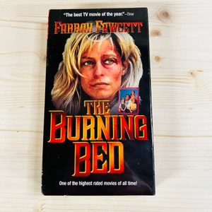 The Burning Bed VHS Tape