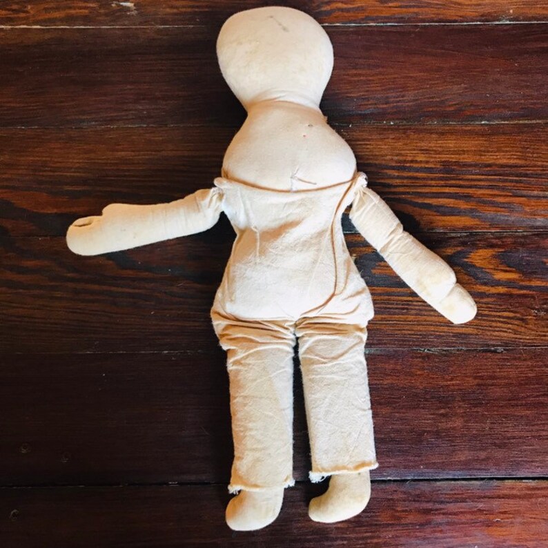 Antique Handmade Straw Doll Etsy