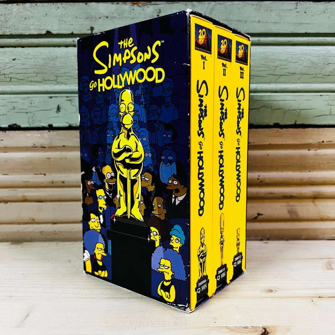 The Simpsons Go Hollywood VHS Tape Box Set Etsy the-simpsons-go-hollywood-vhs-tape-box-set-etsy