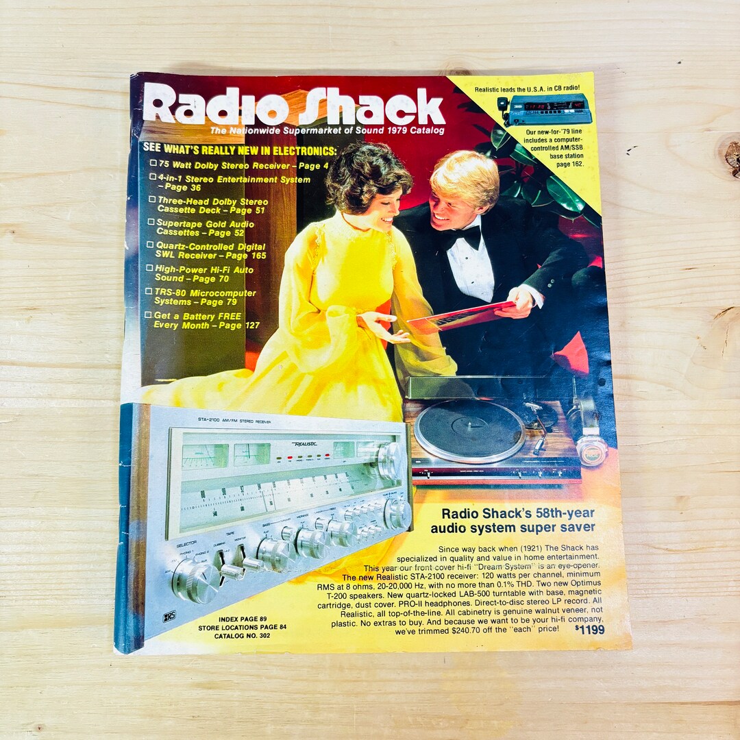 Radioshack 1979 Catalog Etsy