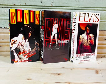 Elvis VHS Tapes Lot of Three