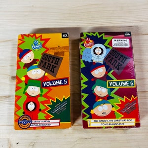 South Park Volume 5 and 6 VHS Tapes - Etsy