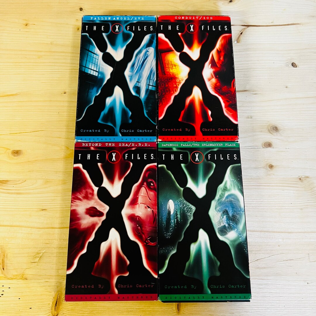 X Files VHS Tapes Lot of Four Etsy