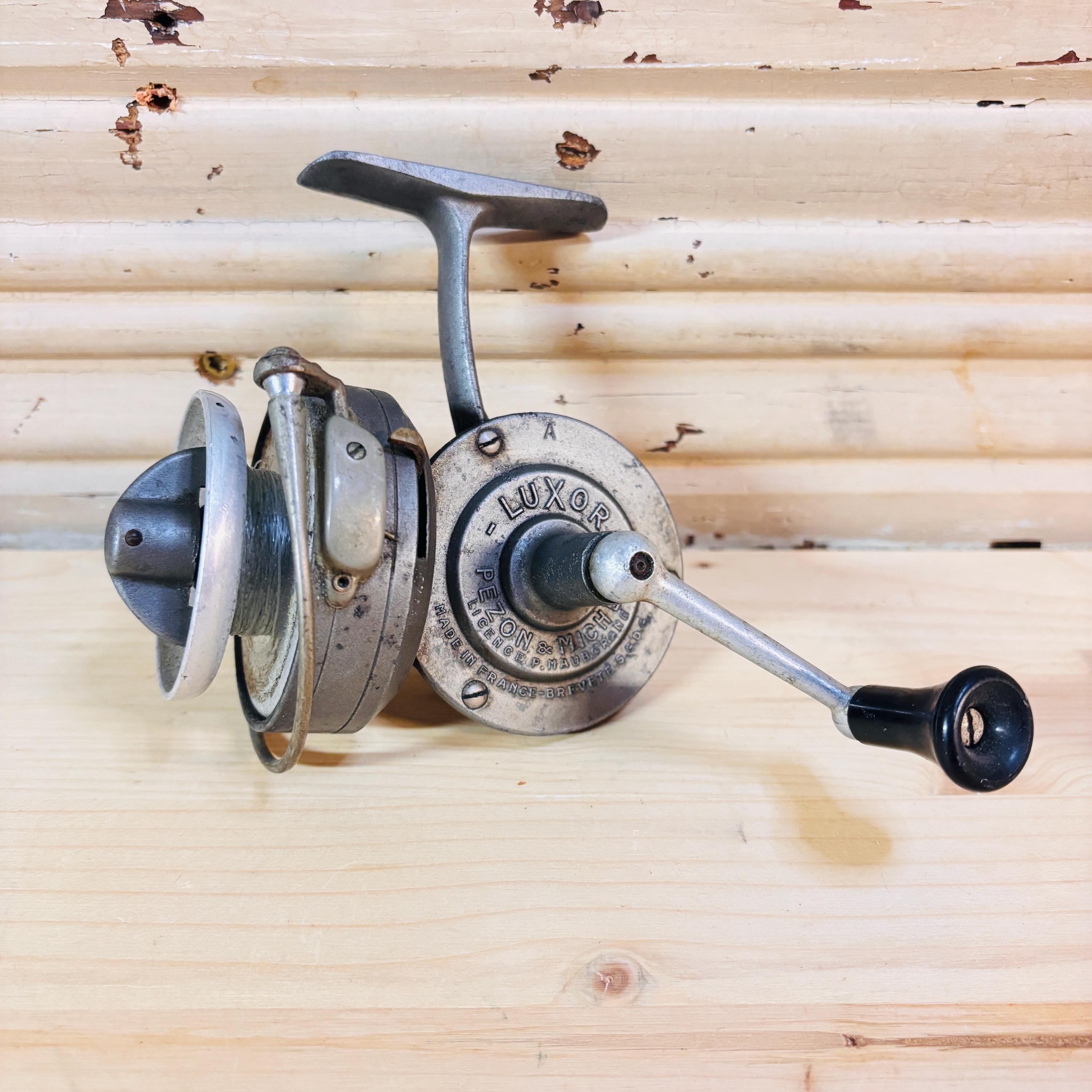 Moulinet De Pêche Ancien LUXOR N°1 – Vintage Années 50 (collection)