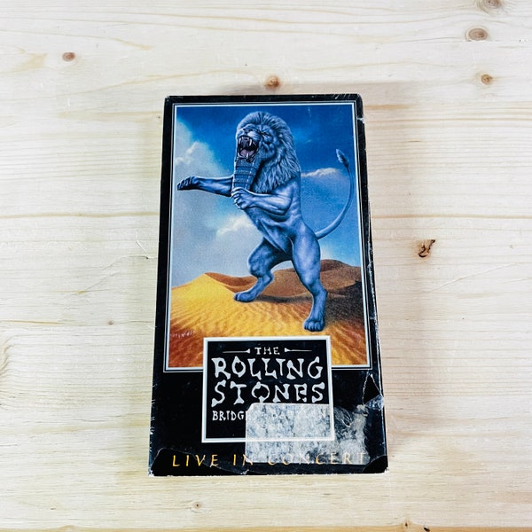 The Rolling Stones Bridges to Babylon 1998 Live in Concert VHS Tape