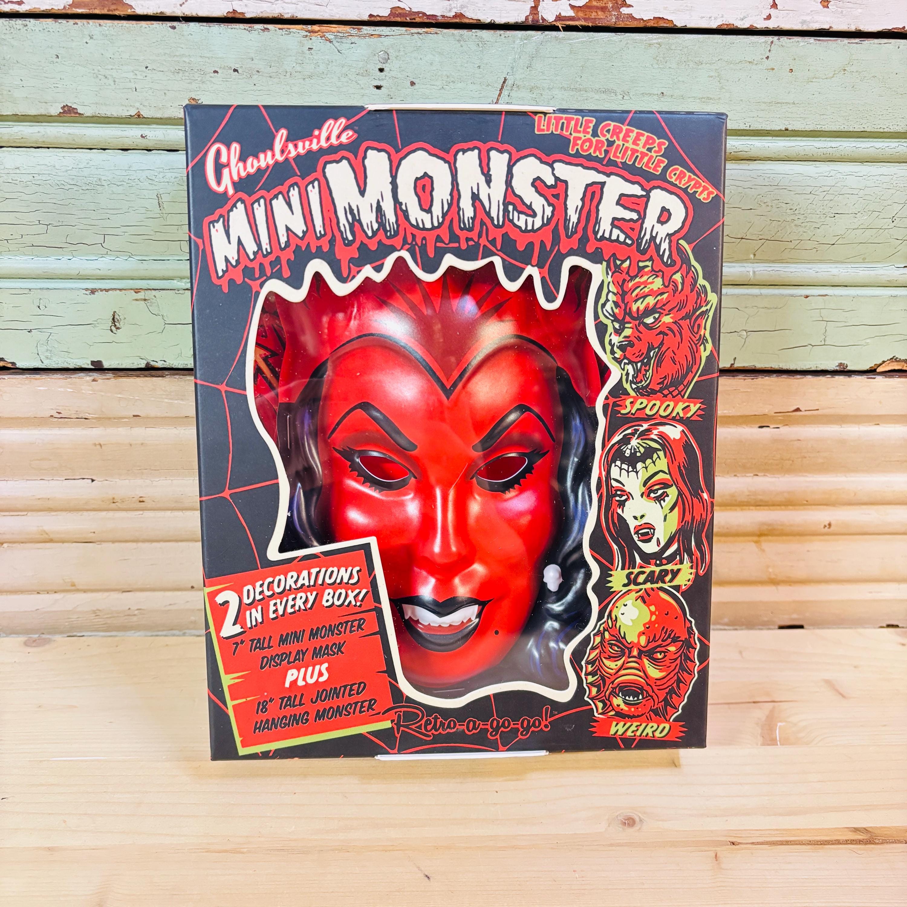 Devil Girl Ghoulsville Retro A Go Go Mini Monster and Die Cut