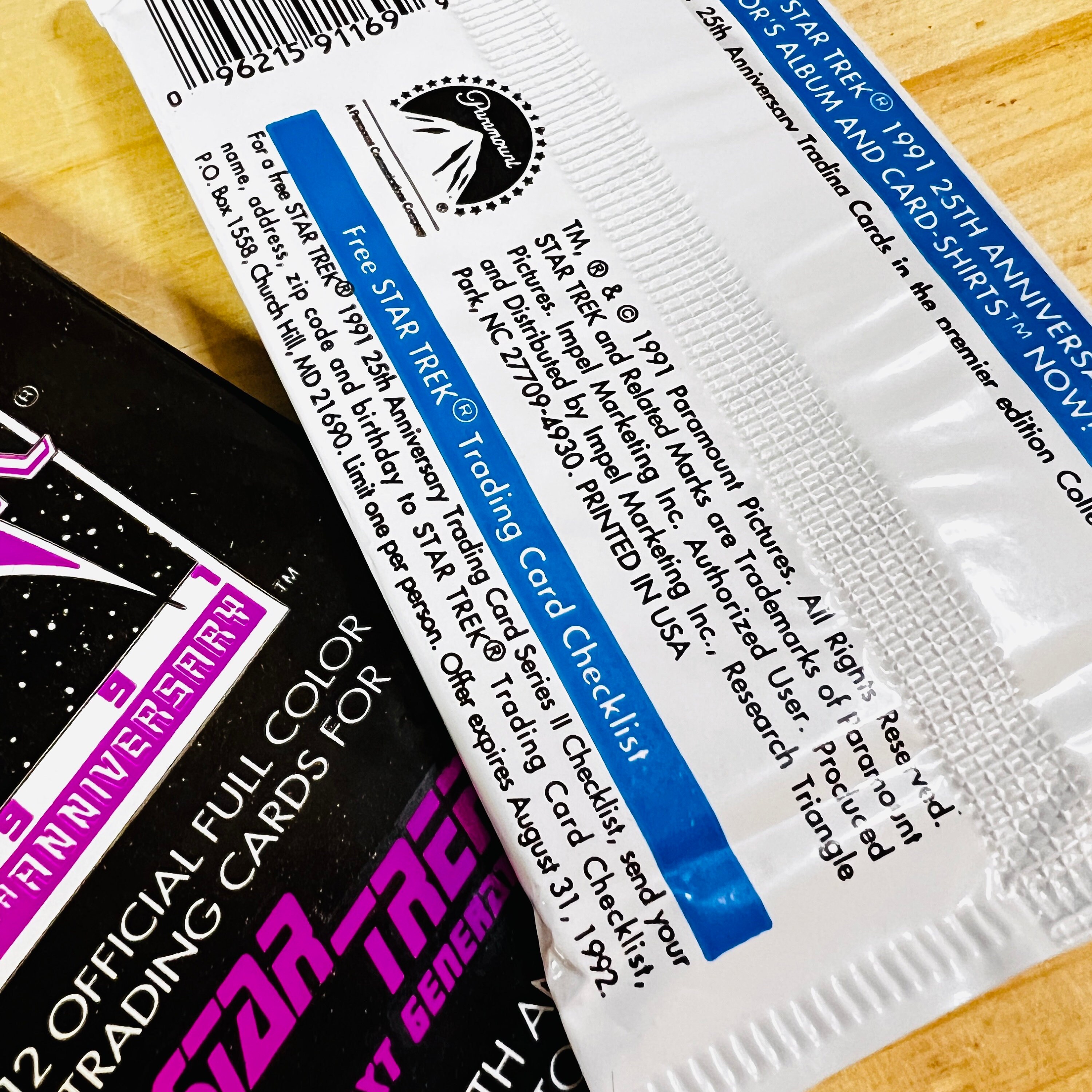 1991年 スタートレック 25周年記念 シリーズII コレクタブルカード 3