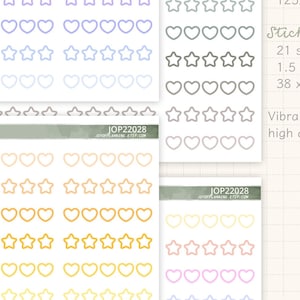 Star Rating Stickers / Rating Stickers / Planner Stickers / Agenda ...