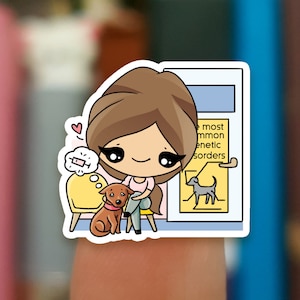 Vet visit stickers  / Dog stickers / Planner Stickers /  JOP678