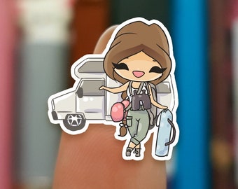 Camping stickers / Summer stickers / Camper  stickers / Planner Stickers /  JOP854