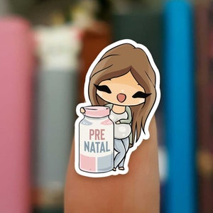 Prenatal vitamins stickers / Pregnancy stickers / Pregnant stickers / Pregnancy planner / Mom stickers / Mommy planner / JOP1003