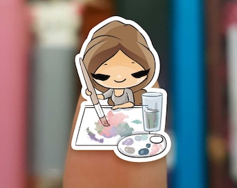 Painting stickers / Watercolor stickers / Planner Stickers / JOP1031