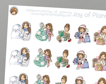 Christmas stickers / Winter stickers / Planner Stickers / SAM045
