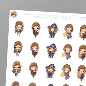 Halloween stickers  /  planner stickers /  SAM037
