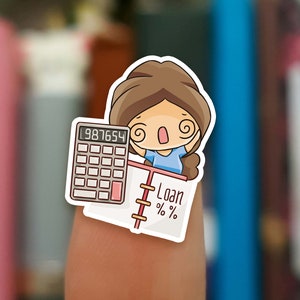 Loan payment stickers / Planner Stickers /  JOP726