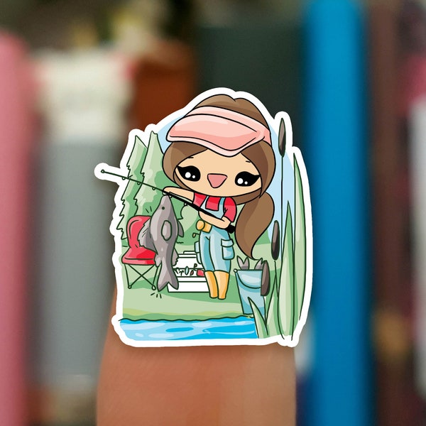 Fishing stickers / Summer stickers / Fishing stickers / Planner Stickers /  JOP672