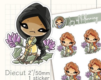 Gardening stickers / Spring stickers / Garden stickers / Garden planner / JOP1104