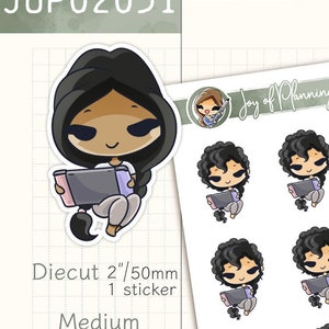 Adesivi per console portatili / Adesivi per videogiochi / Adesivi per ragazze gamer Joy of Planning / Adesivi per planner / JOP02051