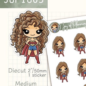 Superhelden Aufkleber / Helden Aufkleber / Superhelden Aufkleber / Planer Aufkleber / JOP1803