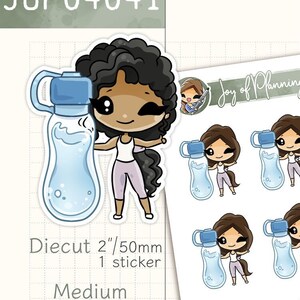 Water bottle stickers / Water tracking stickers / Water planner stickers / Water intake / Planner stickers / JOP04041