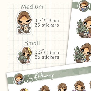 Aufkleber Garten / Aufkleber Frühling / Aufkleber Garten / Sticker Frühling / SMP1101
