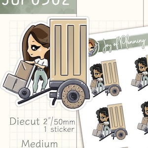 Verhuisstickers / Home Sweet Home-stickers / Een huisplanner kopen / Housewarmingstickers / Plannerstickers / JOP0502