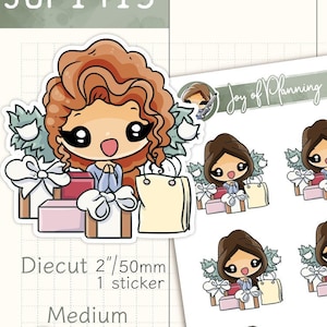 Holiday stickers / Christmas stickers / New Year stickers / Planner stickers / JOP1413