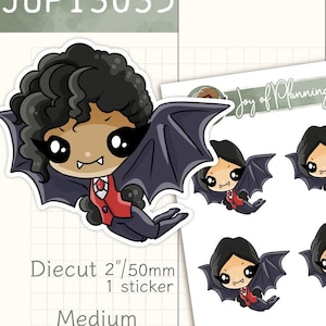 Vampire stickers / Halloween stickers / Vampire planner / Planner stickers / JOP13035
