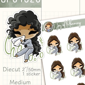 Sick day stickers / Fever stickers / Flu planner stickers / Cold planner stickers / Allergy stickers / Planner stickers / JOP04020