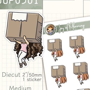 Stickers déménagement / Stickers home sweet home / Acheter un agenda / Stickers pendaison de crémaillère / Stickers agenda / JOP0501