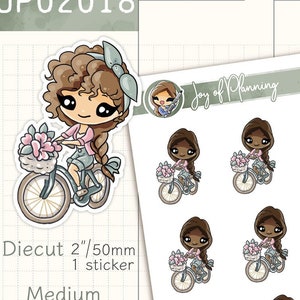 Adesivi per biciclette / Adesivi per bici / Adesivi da viaggio / Adesivi per la vita in città / Adesivi per planner / JOP02018
