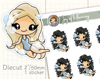 Swimming stickers / Pool day stickers / Summer planner / Summer stickers / Planner stickers / JOP12041