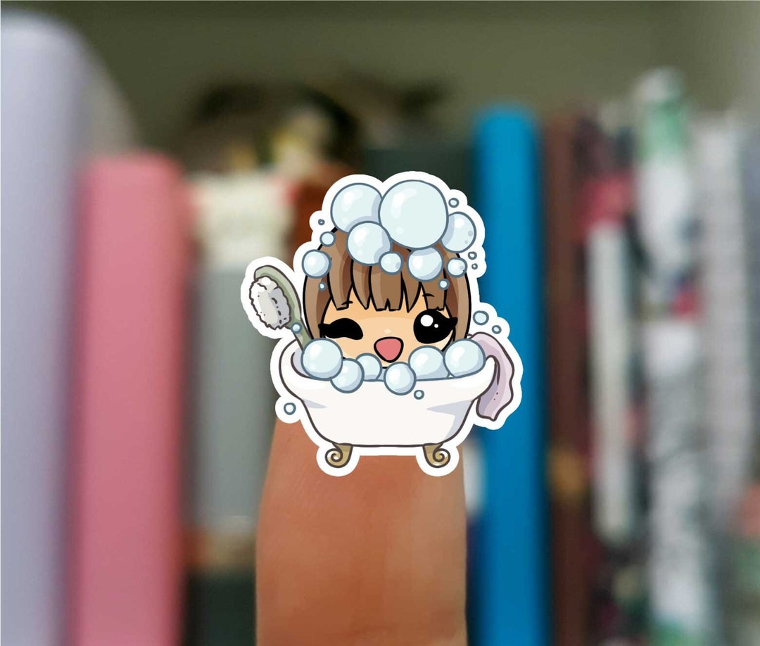Kids Stickers / Child Stickers / Bath Time Stickers / Planner Etsy
