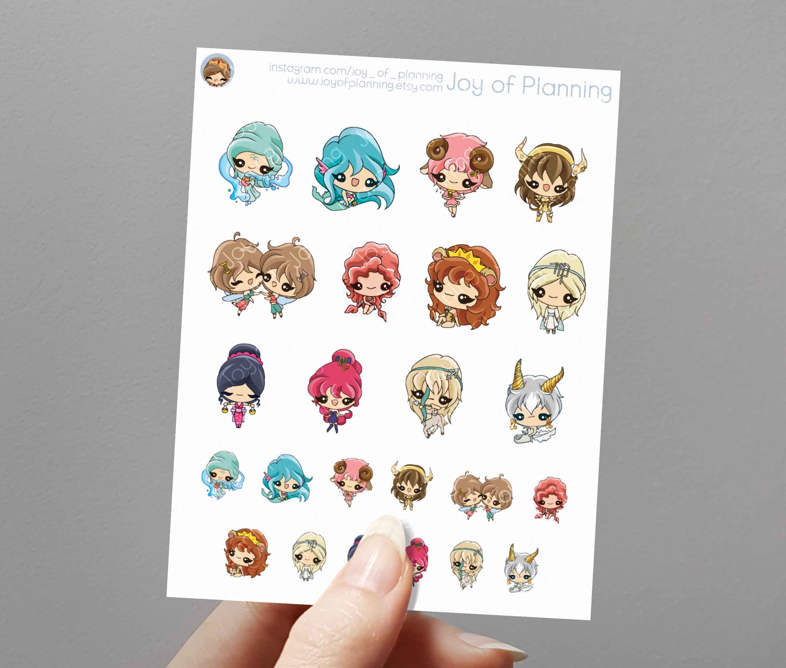 Zodiac stickers / ZOD001