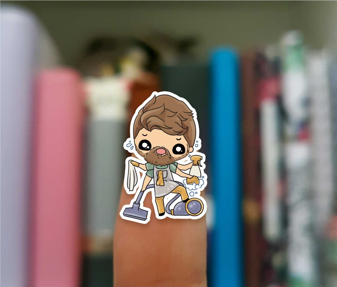 Clean Boy Sticker Cleaning Stickers / Boyfriend Stickers / Planner Stickers / JOE006 - B ...