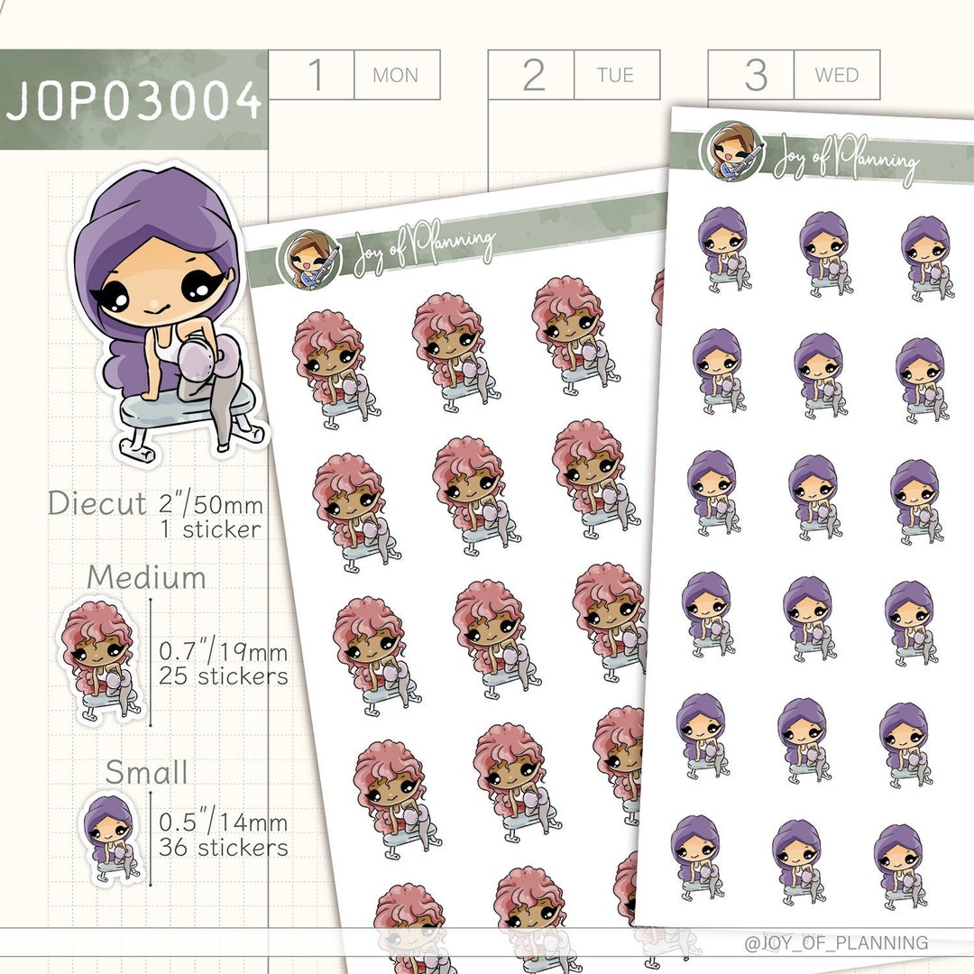 いーじー ページ•*¨*•.¸♫ Rows Stickers / Workout Stickers / Exercise Stickers / Gym Session