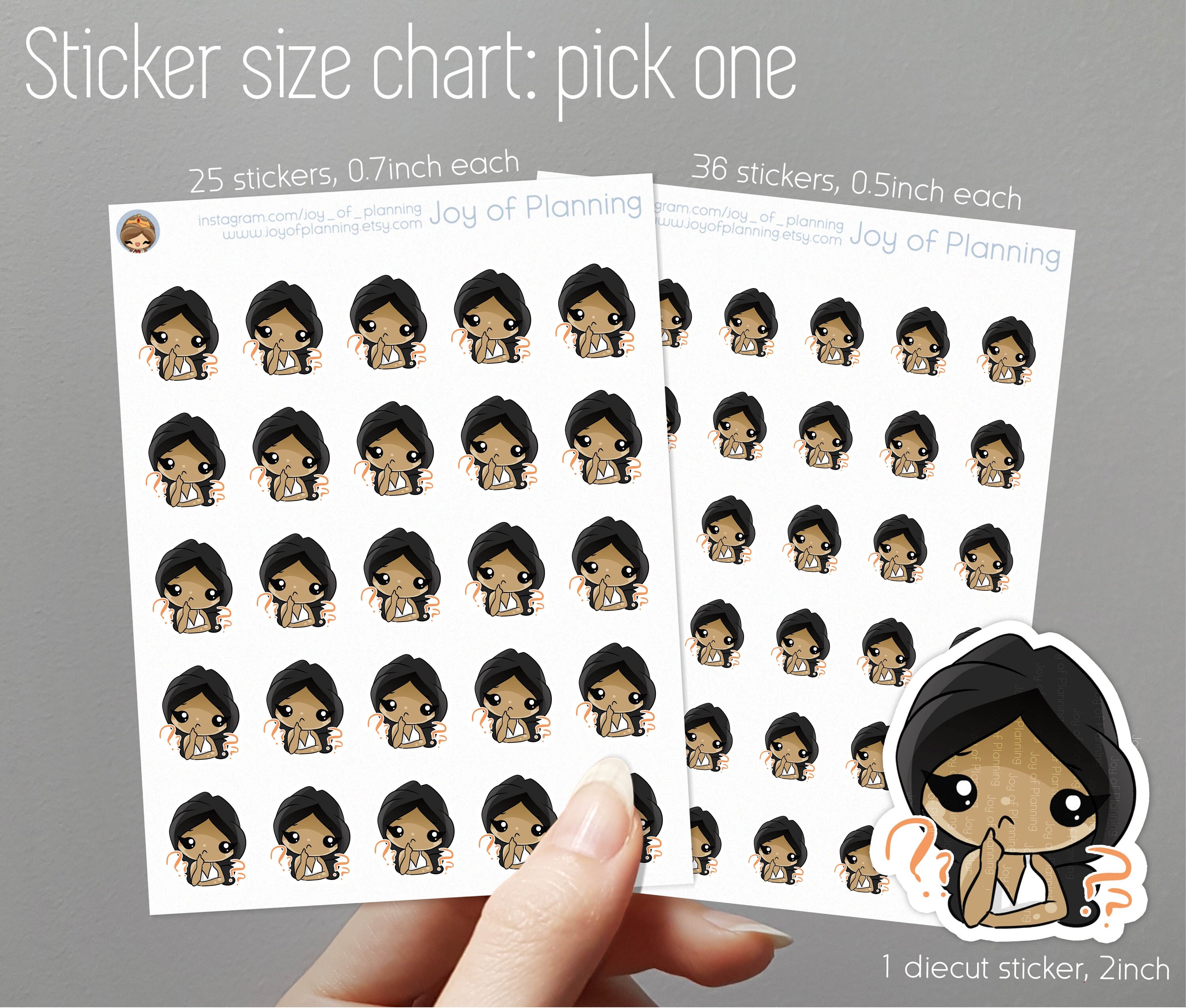 Forgetful Stickers / Confused Stickers / JOP894 - Etsy