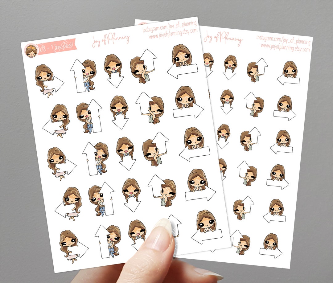 Functional Stickers / Arrow Stickers / To-do Stickers / Planner ...