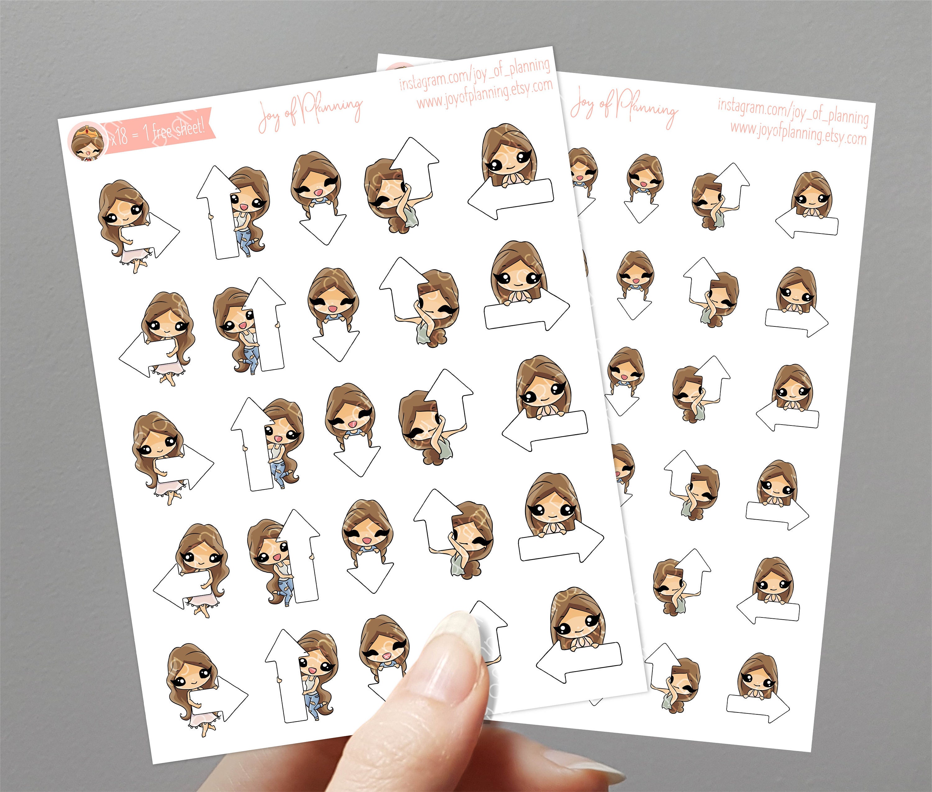 Functional stickers / Arrow stickers / to-do stickers / Planner Stick…