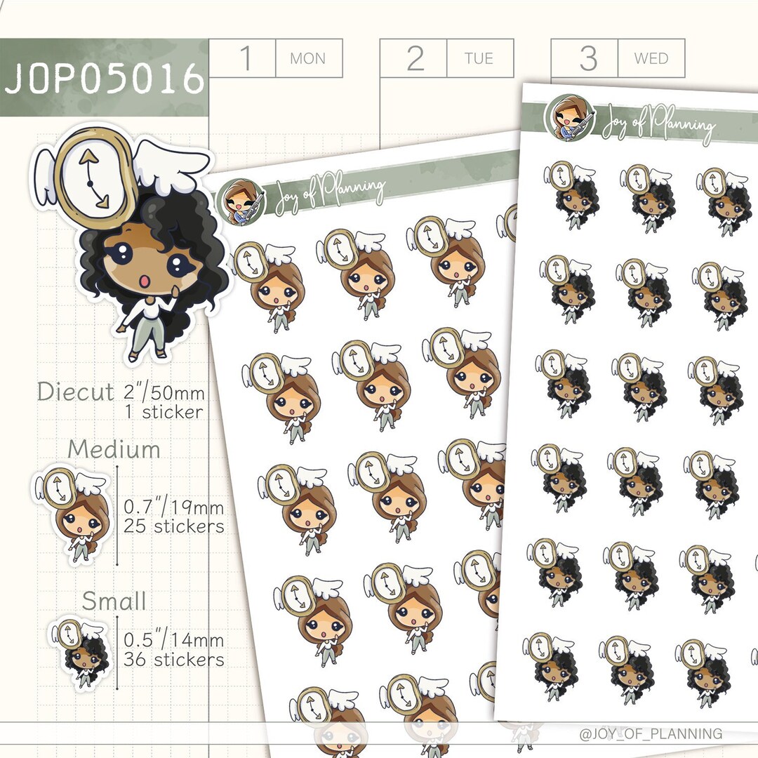 Ourtime Sticker Time Flies Stickers / Joy of Planning Stickers / JOP05016 - Etsy