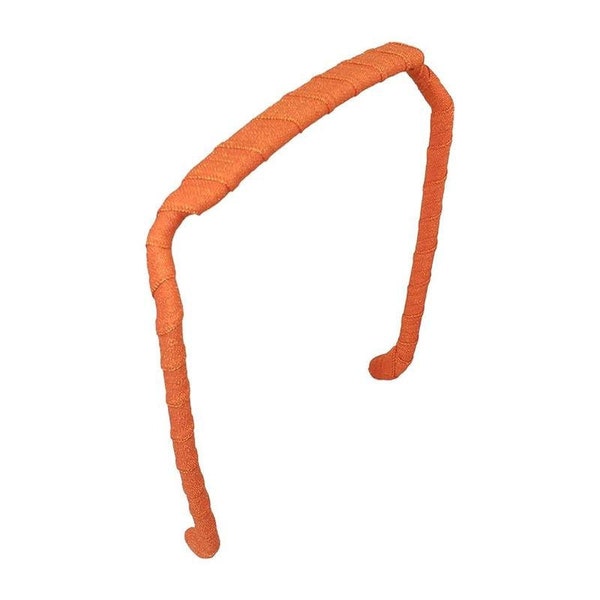 Orange Wrapped Headband by Zazzy Bandz, the Redesigned Headband That Fits Like Sunglasses