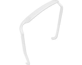 Clear Headband by Zazzy Bandz: Available in Original Fit or Slim-Relaxed Fit