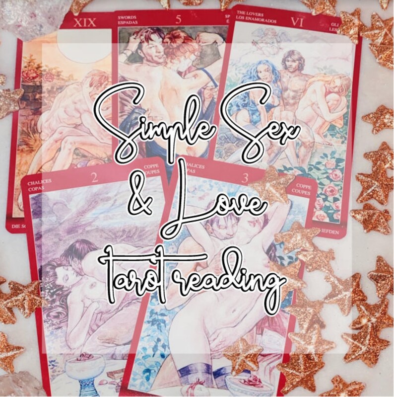 Simple Sex Love And Lust Erotic 18 Tarot Reading Etsy