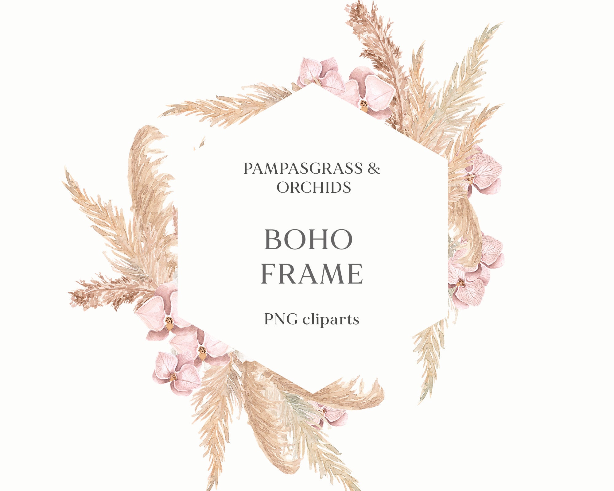 Pampas heart wreath Dried pink leaves finished frames-Pampas frames PNG 4 Watercolor pampas grass frames Boho floral frames png Pampas heart wreath Dried pink leaves finished frames-Pampas frames PNG 4 Watercolor pampas grass frames Boho floral frames png