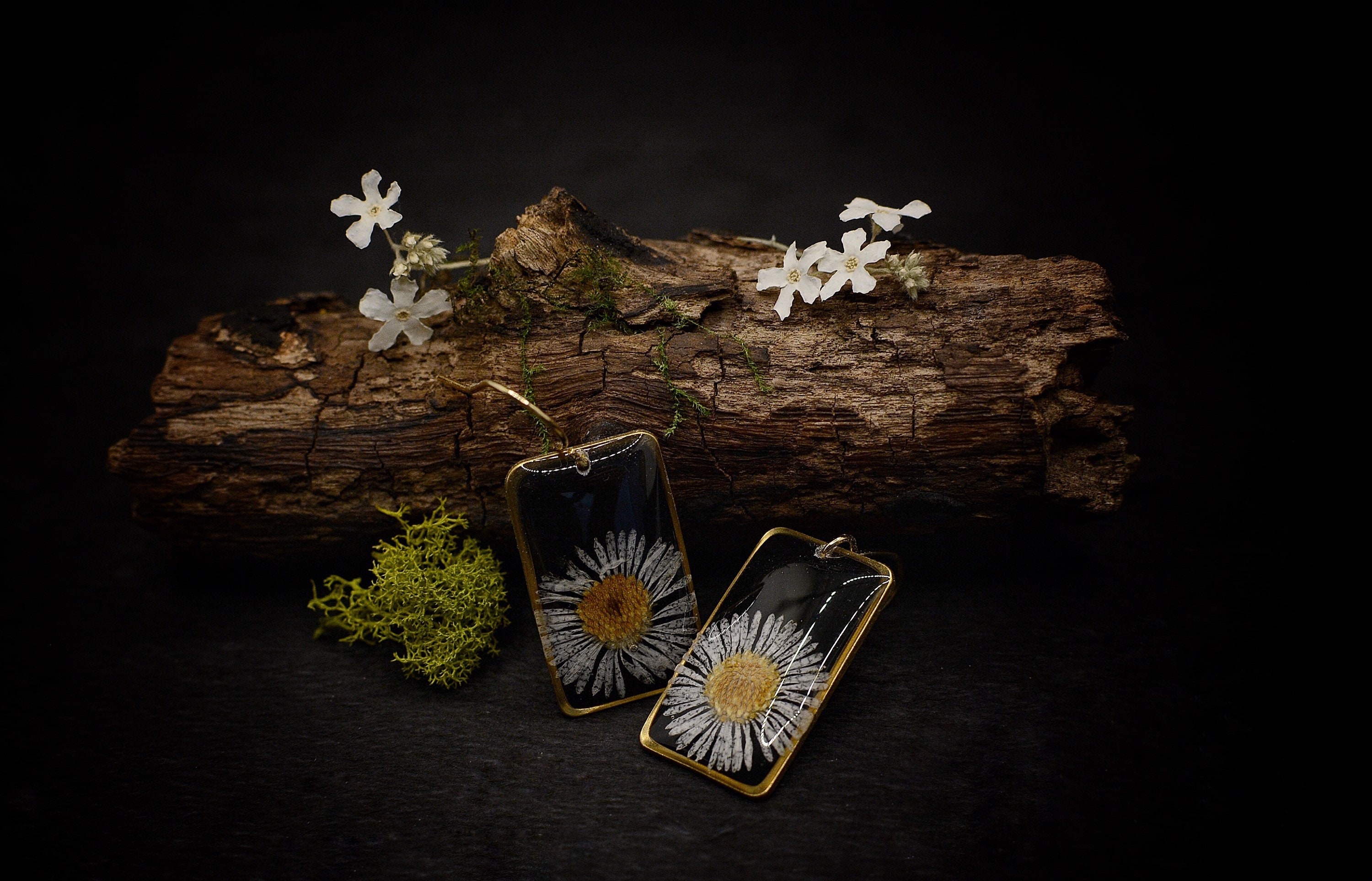 ◆VINTAGE HOLLYWOOD◆ Nature Daisy Earrings VH2435EA001M Daisy Bloom Earrings – Studio Oh!