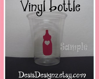 Mugs Fri-Yay! Bottle Carafe Vinyl Sticker Decal Labels for Glasses Great Gift Idea!