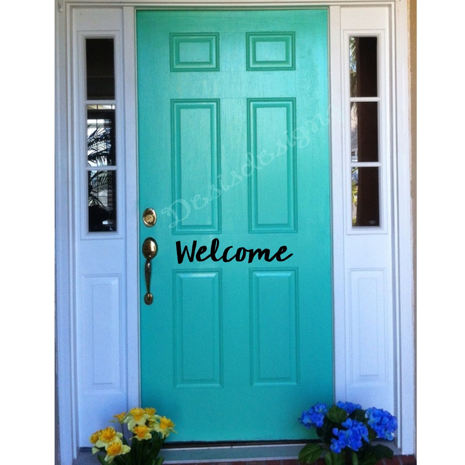 Vinyl Door Decal Personalized Door Decal Vinyl Door Etsy